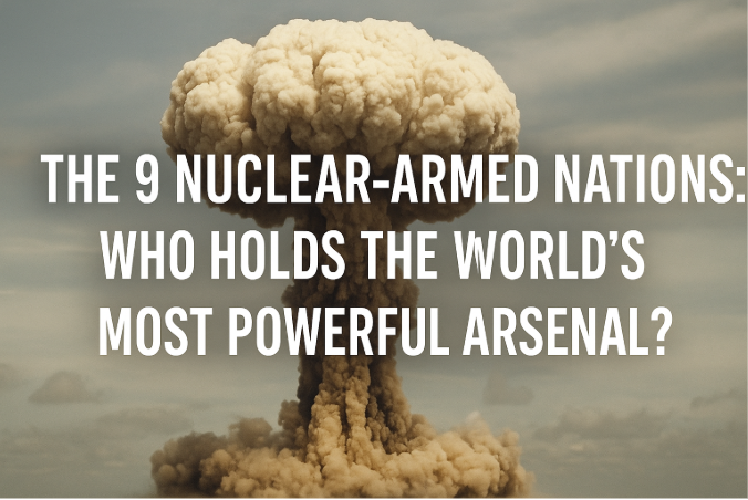 The 9 Nuclear-Armed Nations: Who Holds the World’s Most Powerful Arsenal?
